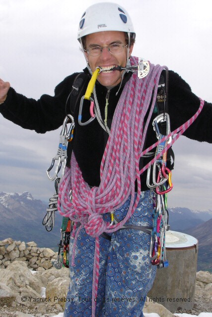 Voie Desmaison au Pic de Bure
